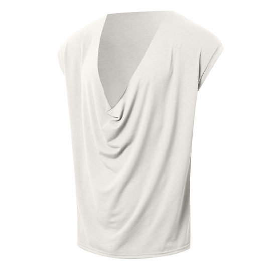Damen Elegantes V-Ausschnitt Blusenshirt mit lässigem Schnitt R&B