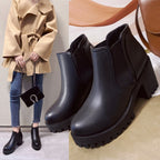 Damen Chunky Chelsea Boots mit robustem Profil und elastischen Einsätzen R&B