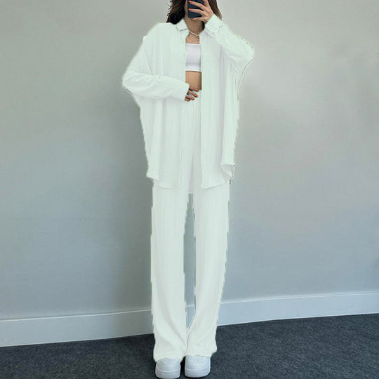 Damen lässiger Overall mit schickem Hemd R&B