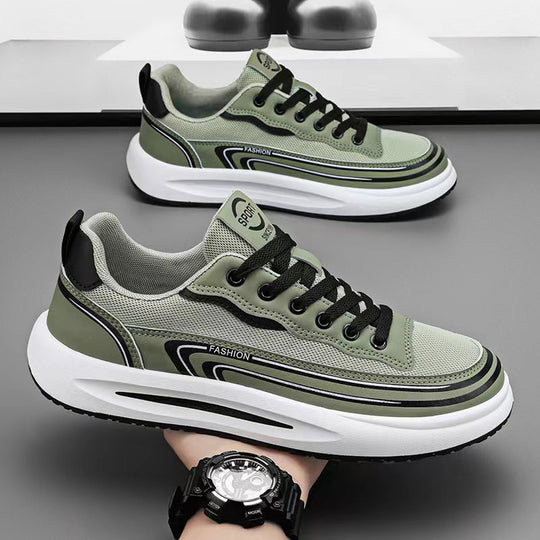 Damen Sportliche Sneakers mit atmungsaktiver Mesh-Oberfläche und stabiler Laufsohle R&B