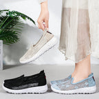 Damen Slip-On Freizeitschuhe mit floraler Spitze R&B