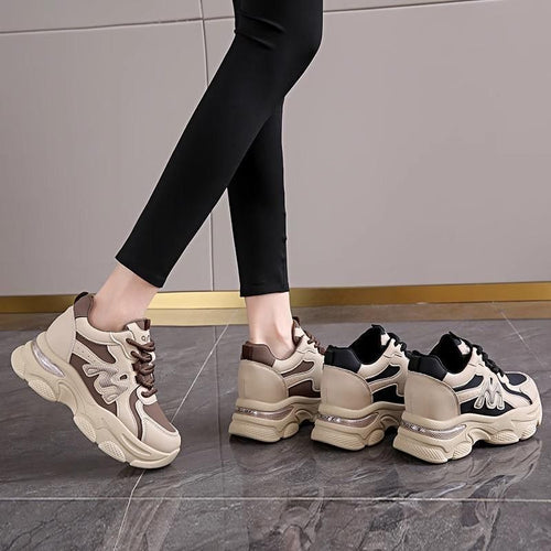 Damen Chunky Sneakers mit optimaler Dämpfung und sportlicher Oberflächenstruktur R&B