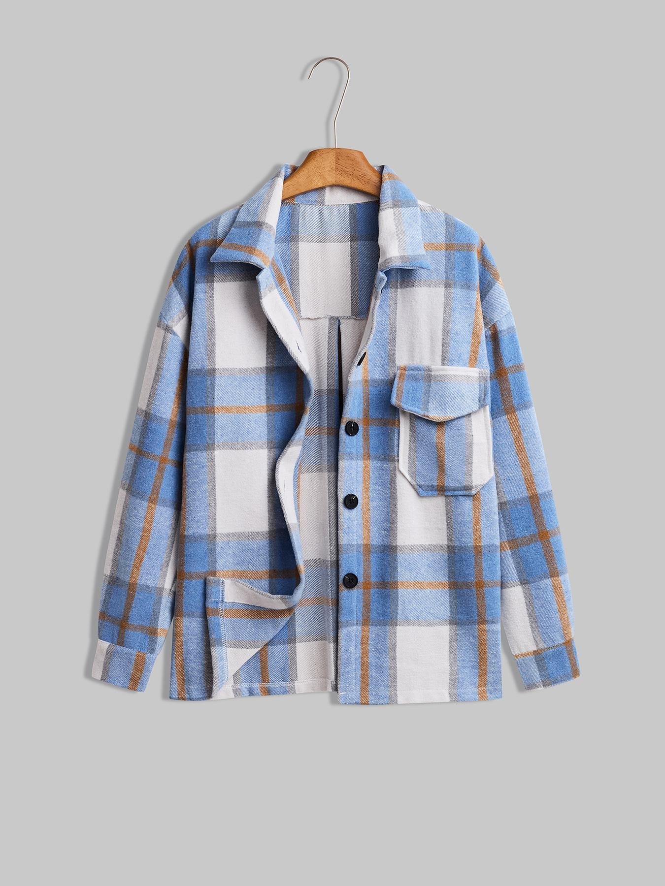 Damen Karierte Holzfällerjacke R&B