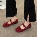 Damen Ballerina-Schuhe mit verspieltem Riemchen und elastischer Passform R&B