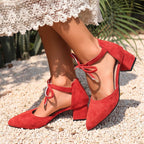 Damen elegante Ankle Boots mit schickem Schleifen-Detail R&B