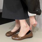 Damen Elegante und bequeme Ballerinas mit dekorativen Schleifen-Details R&B