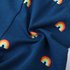 Mädchen Leggings mit buntem Regenbogenmotiv R&B