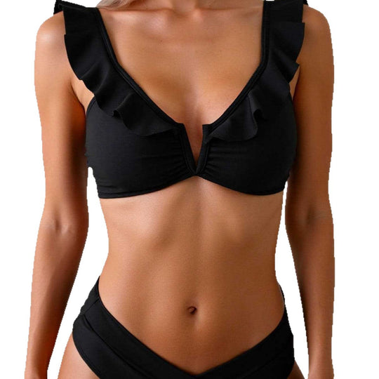Damen Bikini-Set mit raffinierten Rüschendetails R&B