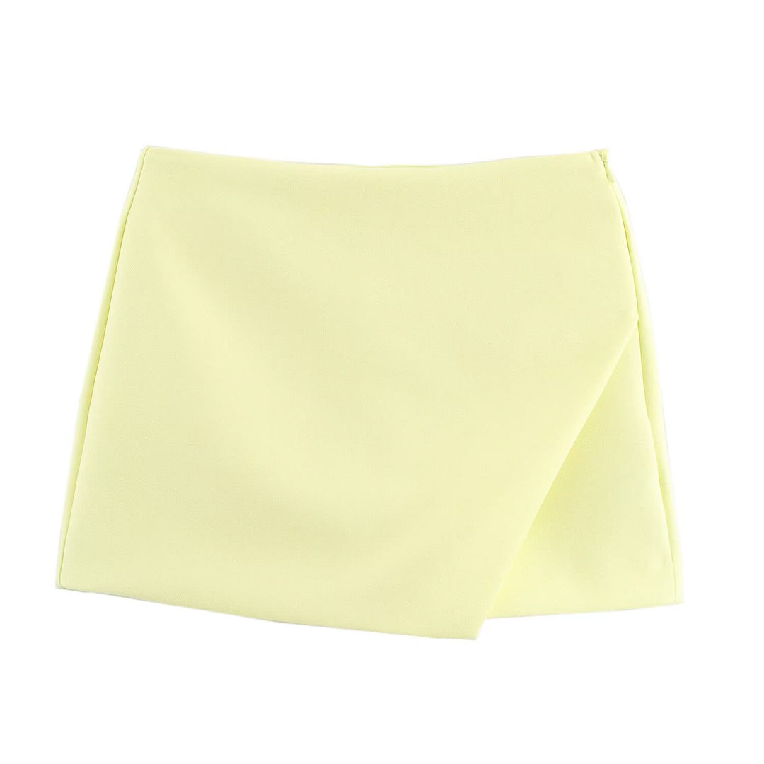 Damen modische Wickel-Shorts aus hochwertigem, elastischem Material R&B