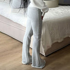 Damen Leggings mit ausgestelltem Bein R&B