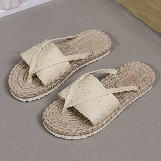Damen Sommer-Sandalen mit ergonomischem Fußbett und modischem Riemchen-Design R&B
