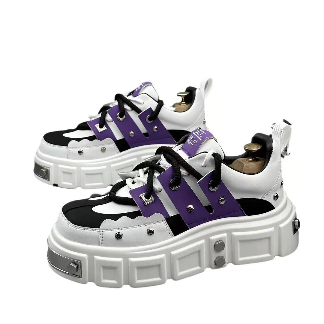 Damen Chunky Sneakers mit auffälligem Design und strapazierfähigem Obermaterial R&B