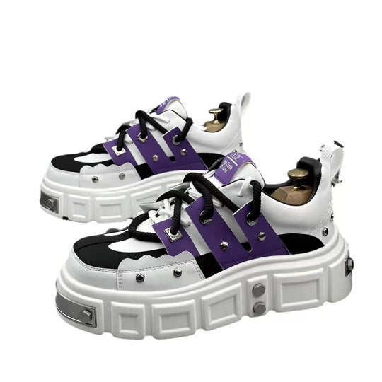 Damen Chunky Sneakers mit auffälligem Design und strapazierfähigem Obermaterial R&B