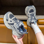 Damen urbane Komfort-Sneaker mit atmungsaktiven Mesh-Elementen R&B