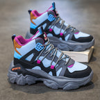 Damen Modische Sport Sneaker mit hohem Schaft und rutschfester Sohle