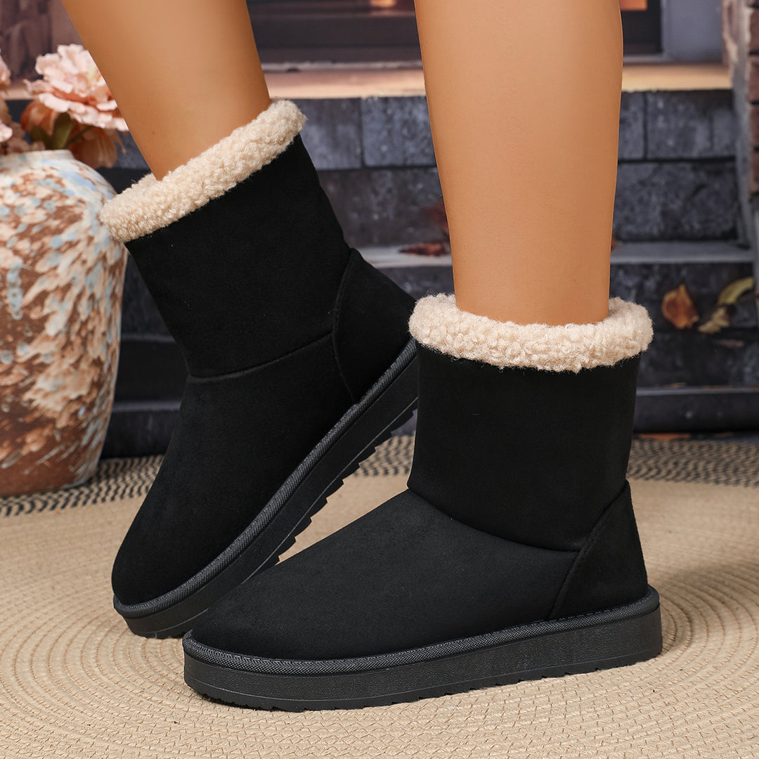Damen Bequeme Winterstiefel mit kuscheligem Innenfutter R&B