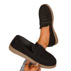 Damen Mokassinsocken mit weichem Wildleder und ergonomischem Fußbett R&B