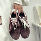Damen Schnürschuhe mit halbhohem Schnitt und schicker Applikation R&B
