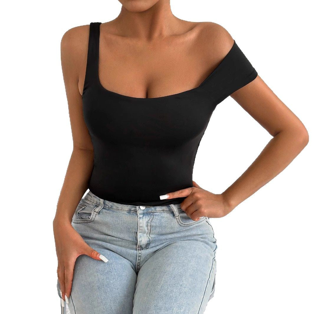 Damen Off-Shoulder Körperoberteil mit figurbetontem Schnitt R&B