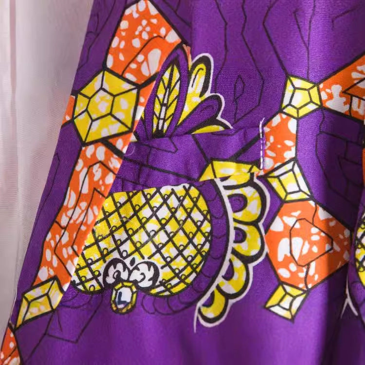 Damen Blazer im auffälligen afrikanischen Muster