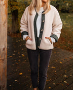 Damen Kuschelige und stylische Fleecejacke R&B