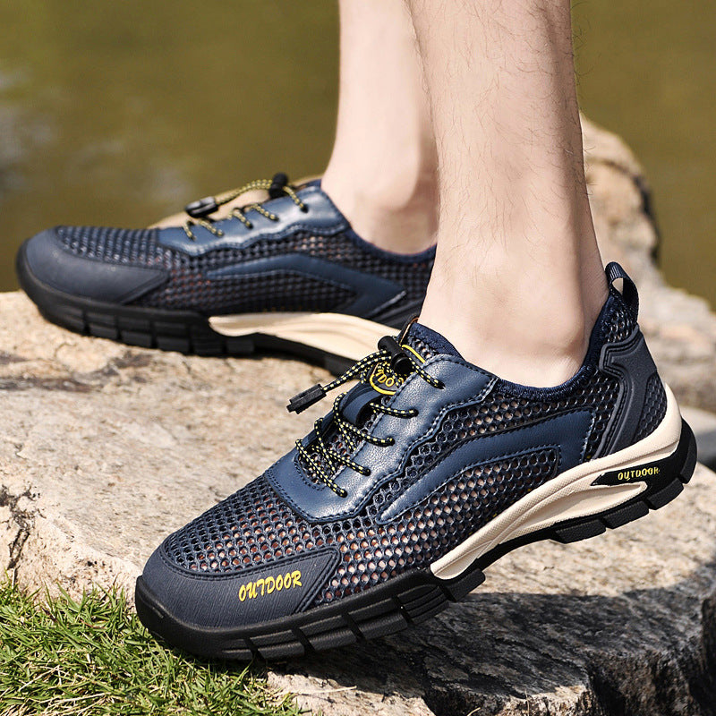 Herren Atmungsaktive Outdoor-Sneaker mit rutschfester Sohle R&B