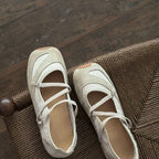 Damen Ballerinas mit flexibler Sohle und schickem Riemchendesign R&B