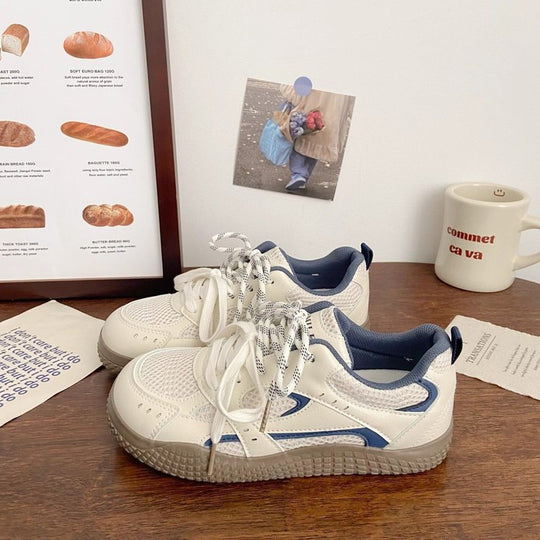 Damen Sneakers mit modischem Schnürsystem und rutschfester Sohle R&B