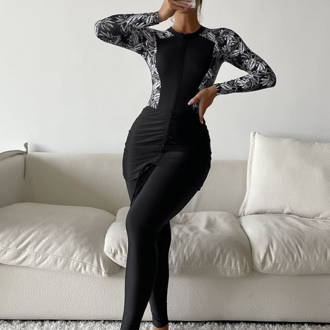 Damen Sportlicher Rashguard mit figurschmeichelndem Design R&B