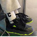 Damen Sportliche Chunky Sneakers mit reflektierendem Obermaterial und rutschfester Sohle R&B