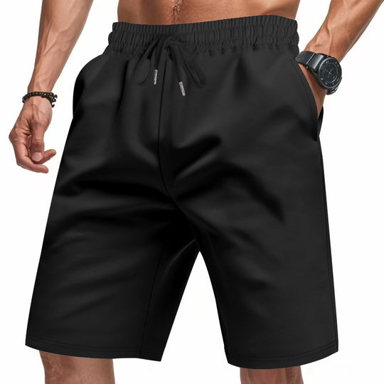 Herren Sportliche kurze Laufshorts mit elastischem Bund und praktischem Kordelzug R&B