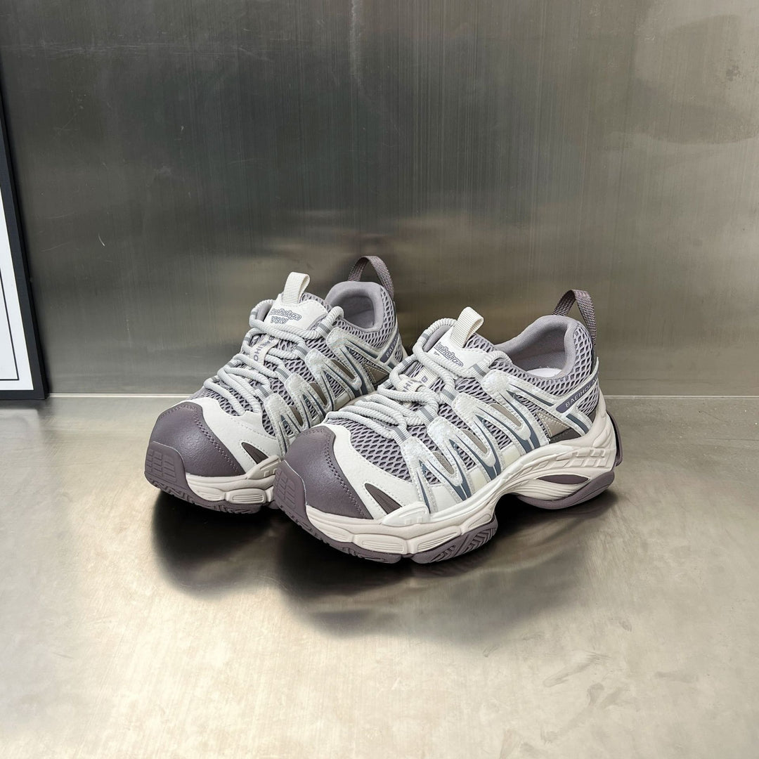 Damen Sportliche Outdoor-Sneaker mit atmungsaktiver Mesh-Oberfläche und stoßdämpfendem Sohlenkomfort R&B