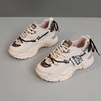 Damen modische Chunky Sneaker mit innovativem Obermaterial und sportlichem Design R&B