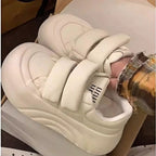 Damen Chunky Sneaker mit doppeltem Klettverschluss und dämpfender Sohle R&B