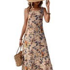 Damen Langes Sommerkleid mit floralem Muster und elegantem Schnitt R&B