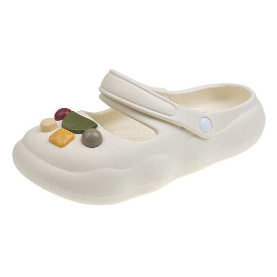 Damen Verspielt und bequeme Sandalen mit verstellbarem Riemen R&B