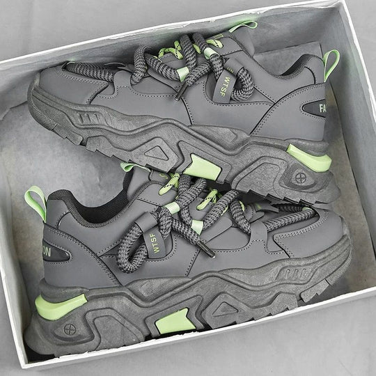 Damen Chunky Sneakers mit innovativem Dämpfungssystem und rutschfester Sohle R&B