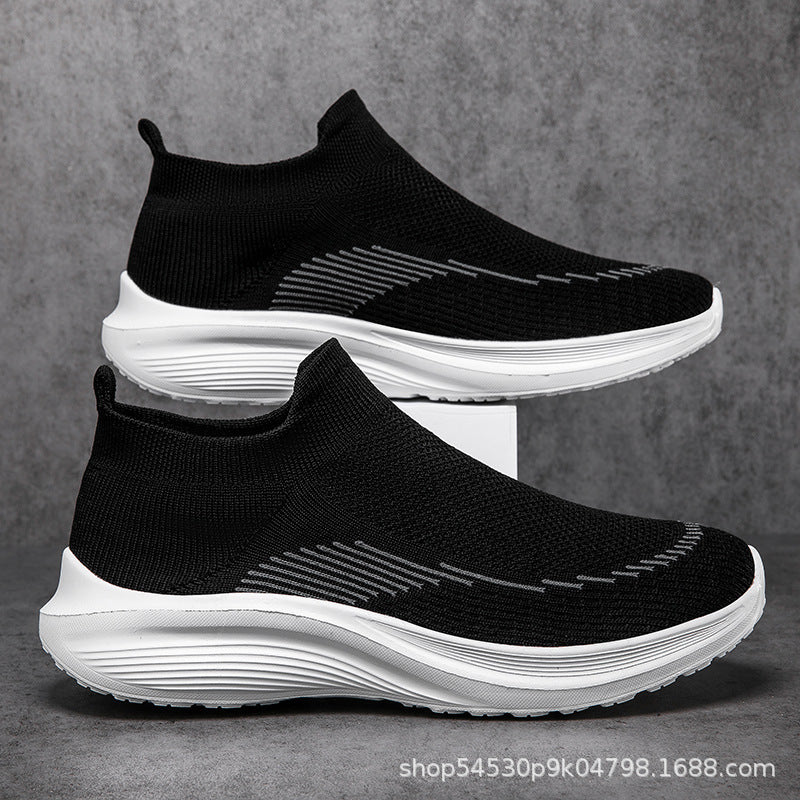 Damen Sportliche Sneakers mit elastischem Schaft und rutschfester Sohle R&B