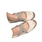 Damen Ballerinas mit dekorativem Riemen und komfortablem Fußbett R&B
