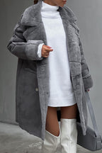 R&B | Fleece Futter Wildledermantel