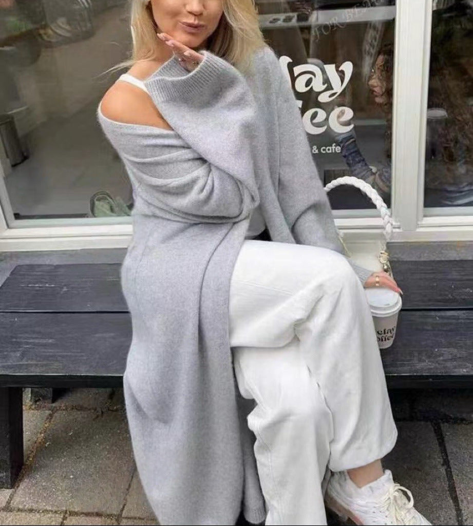 Damen lässiger Oversized Cardigan