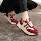 Damen Chunky Sneakers mit ergonomischer Dämpfung und rutschfester Laufsohle R&B