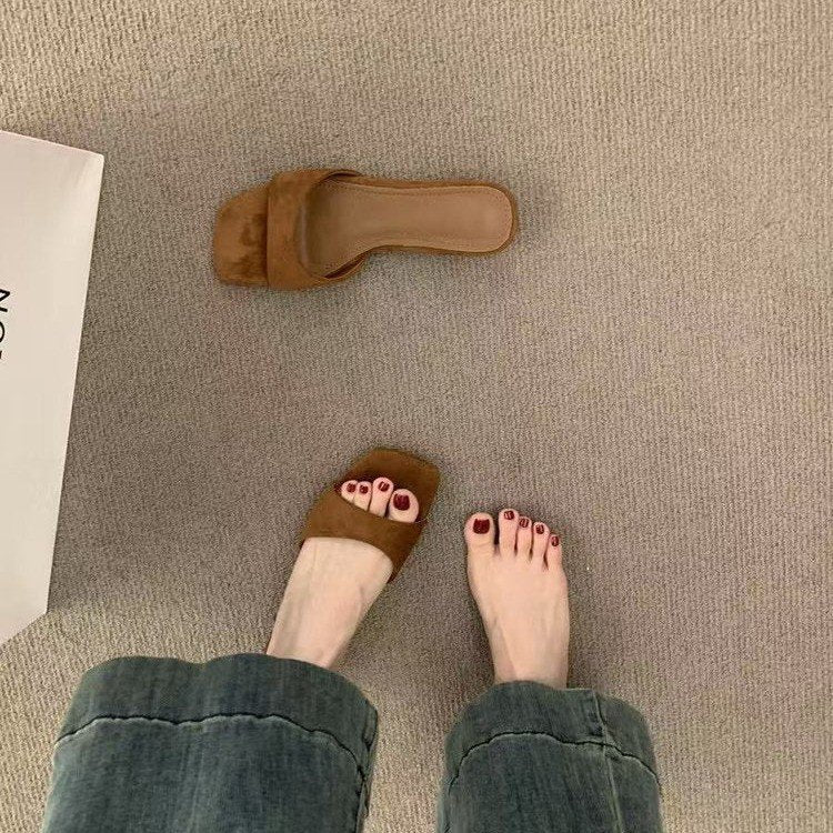 Damen modische Slipper mit komfortabler Fußbettgestaltung und hochwertiger Obermaterial R&B
