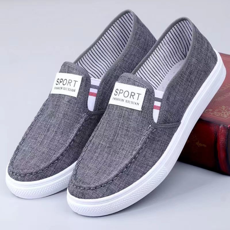 Damen lässige Slip-On Sneakers aus atmungsaktivem Material R&B