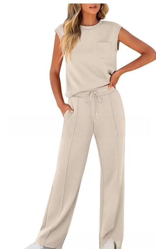 Damen Bequemes Freizeitanzug-Set mit weitem Schnitt und modischen Details R&B