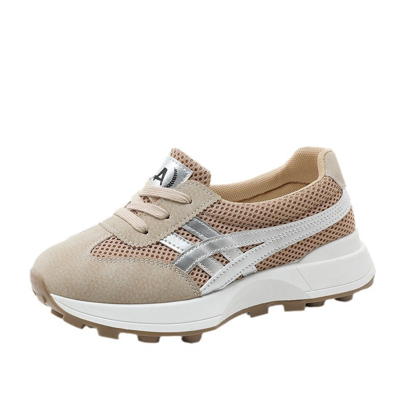 Damen Sportliche Sneakers mit atmungsaktiver Mesh-Oberfläche und dynamischem Sohlenprofil R&B