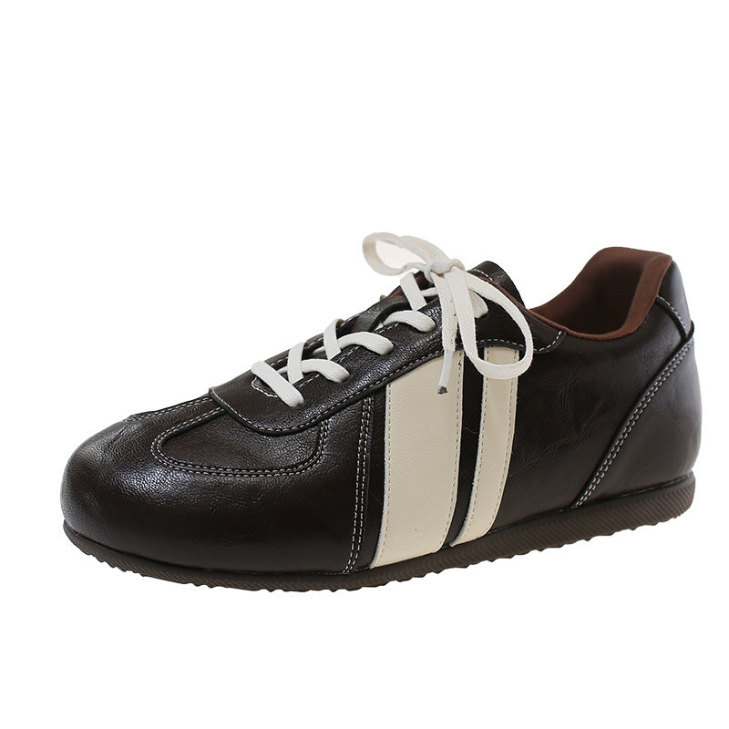 Damen Sportliche Sneaker aus hochwertigem Leder mit ergonomischer Sohle R&B