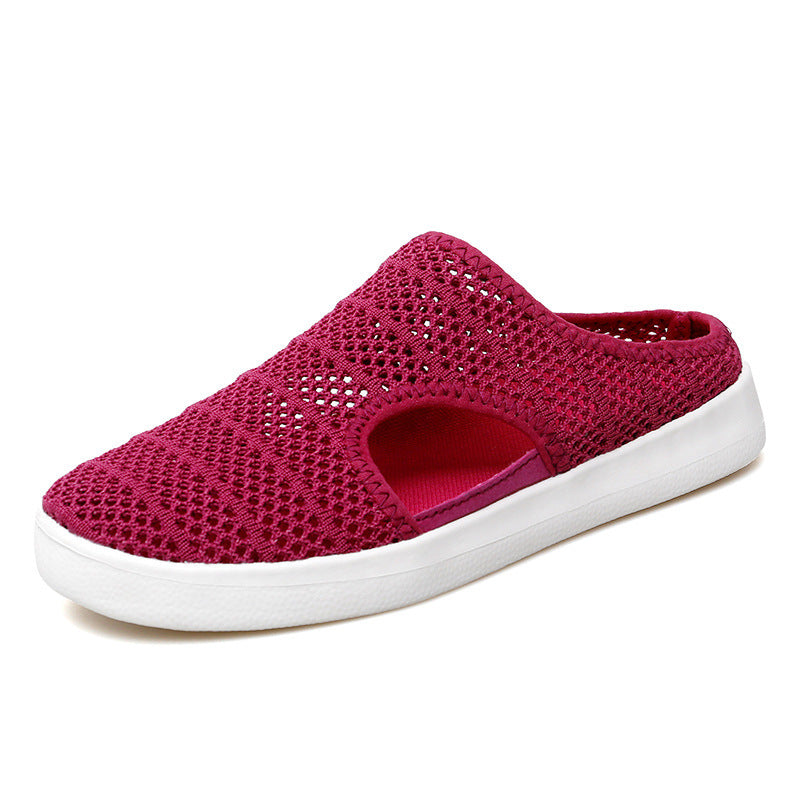 Damen Atmungsaktive Slip-On Clogs mit elastischem Netzdesign R&B
