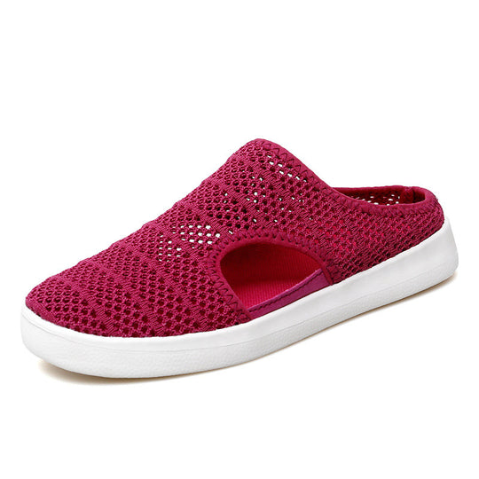 Damen Atmungsaktive Slip-On Clogs mit elastischem Netzdesign R&B