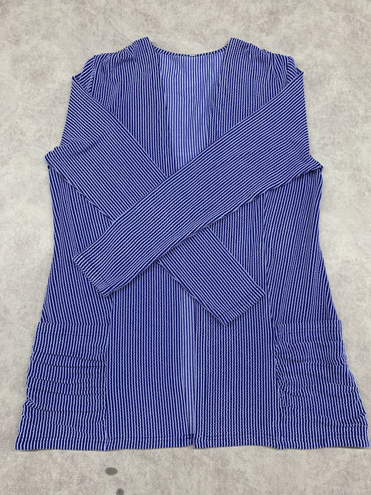 Damen Strickjacke mit Raffung und praktischen Taschen R&B